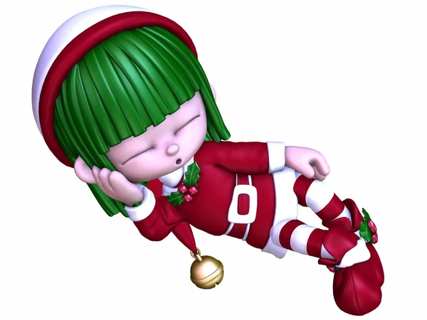 Cute Christmas Elf — Stock Photo, Image