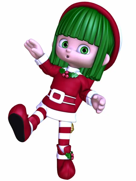 Cute Christmas Elf — Stock Photo, Image