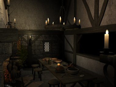 Medieval Tavern clipart