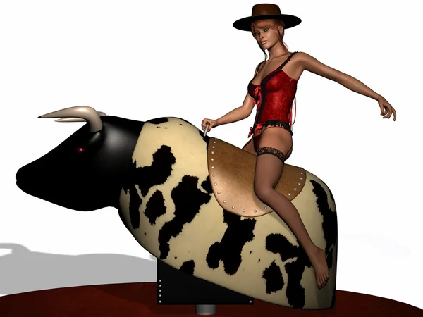 Сексуальная езда быков — стоковое фото