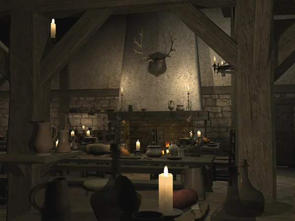 Medieval Tavern — Stock Photo, Image