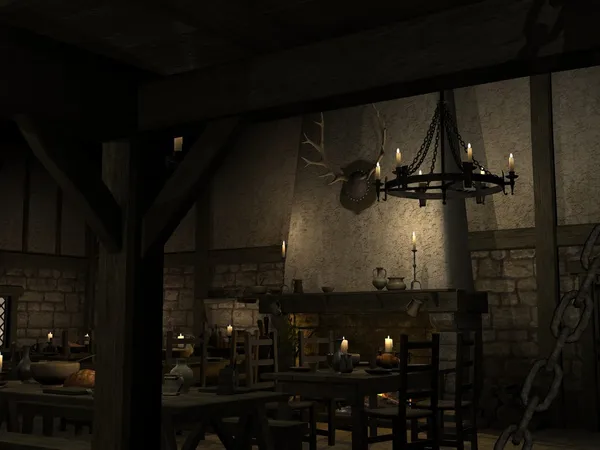 Taverna medieval — Fotografia de Stock