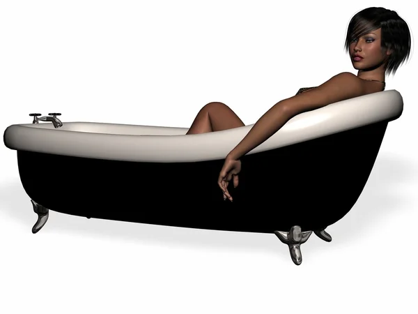 Sexy Bathtub Poses — Stock Photo, Image