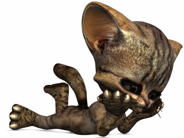 küçük pisi-toon şekil