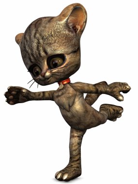 küçük pisi-toon şekil