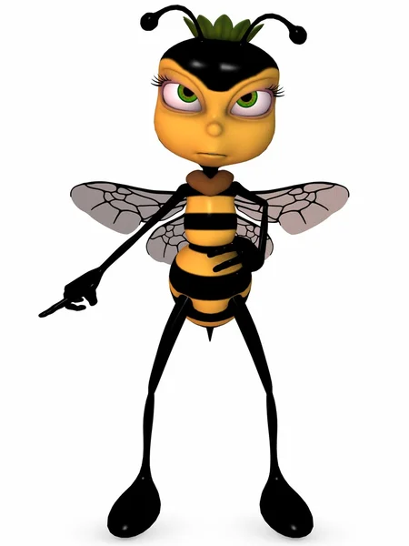 Honey the Toon Bee — Stock Photo, Image