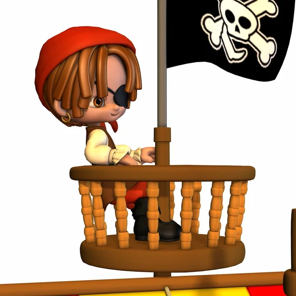 Little Pirate - Toon Figure — Stock Photo, Image