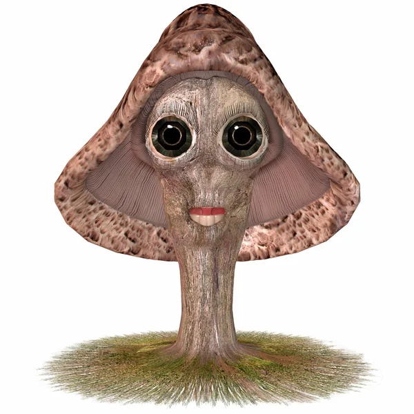 卡通蘑菇 — 图库照片
