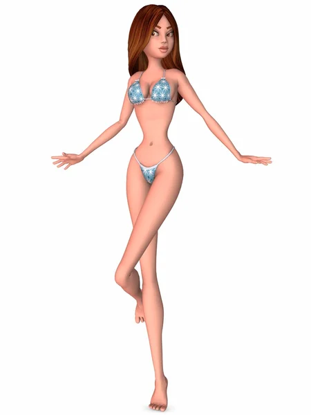 stock image Toon Girl - Summerwear