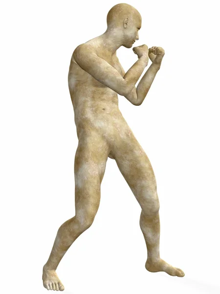 Mężczyzna Kamienna statua — Zdjęcie stockowe
