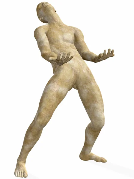 Αρσενικό πέτρινο άγαλμα — Φωτογραφία Αρχείου