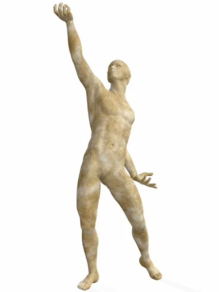 Estátua de pedra masculina — Fotografia de Stock