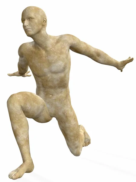 Estatua de piedra masculina — Foto de Stock