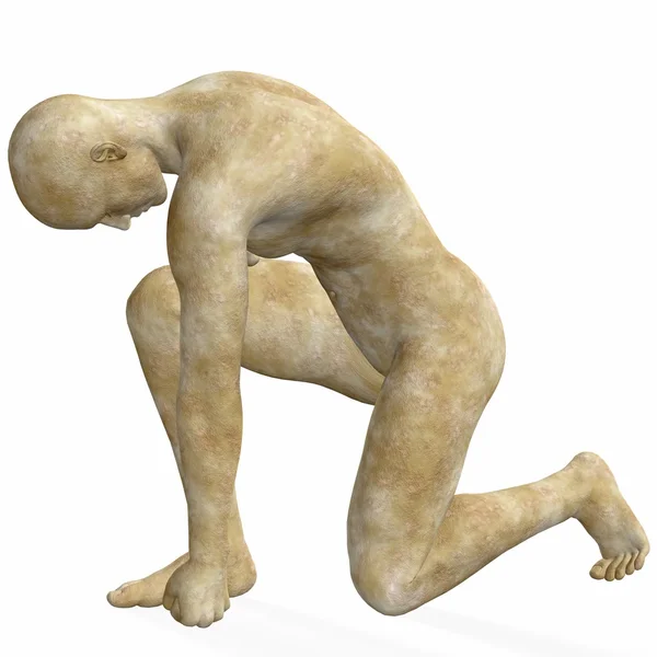 Чоловічий Кам'яна статуя — стокове фото