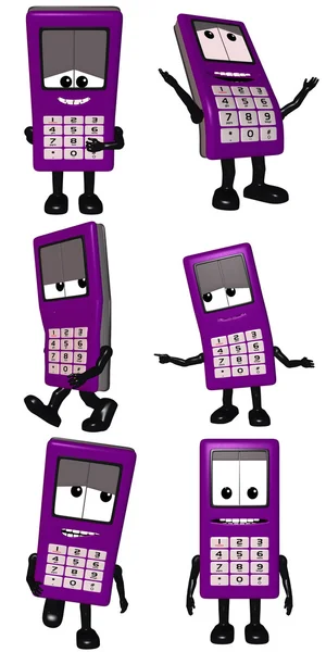 Mobi - The Cell Phone Toon — Stock Photo, Image