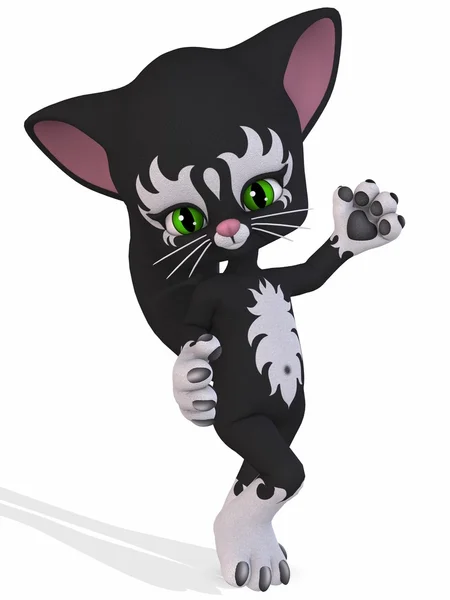 Lindo gatito - Figura de Toon — Foto de Stock