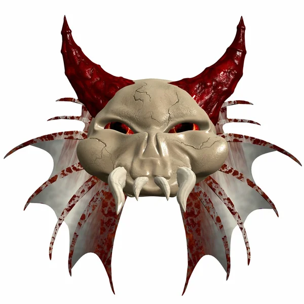 3D Fantasy Skull — Stock Photo, Image