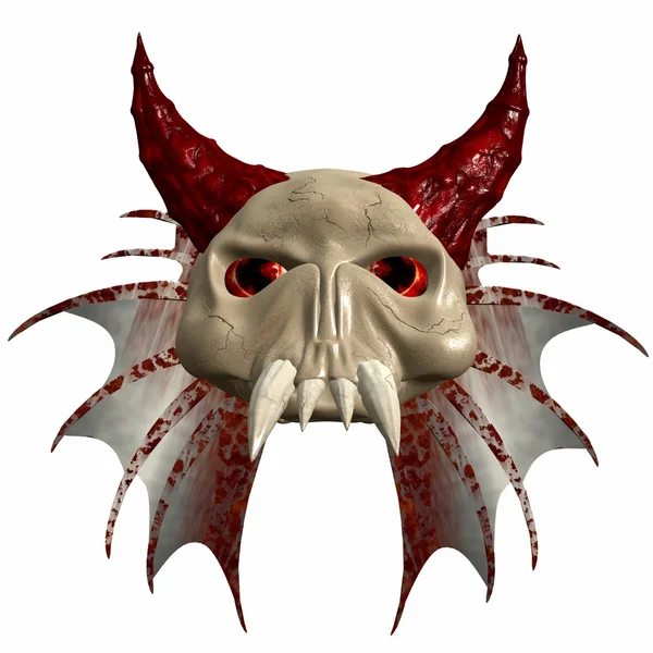 3D Fantasy Skull — Stock Photo, Image