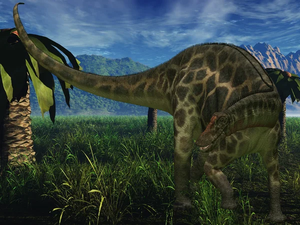 Később - 3d dinoszaurusz — Stock Fotó