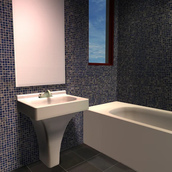 Moderna casa-baño — Foto de Stock