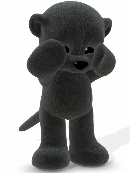 Söt teddy - toon figur — Stockfoto