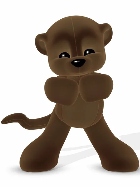 Cute Teddy - Toon Figure — Stock Photo, Image