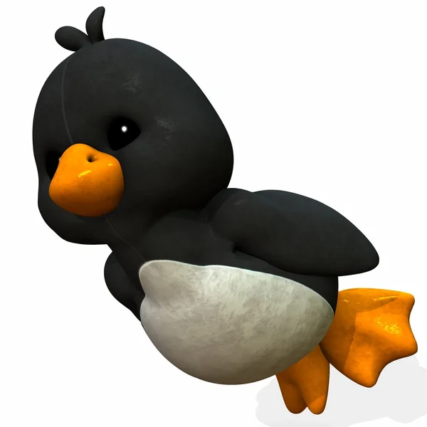 Cute Duck - Figura Toon — Fotografie, imagine de stoc
