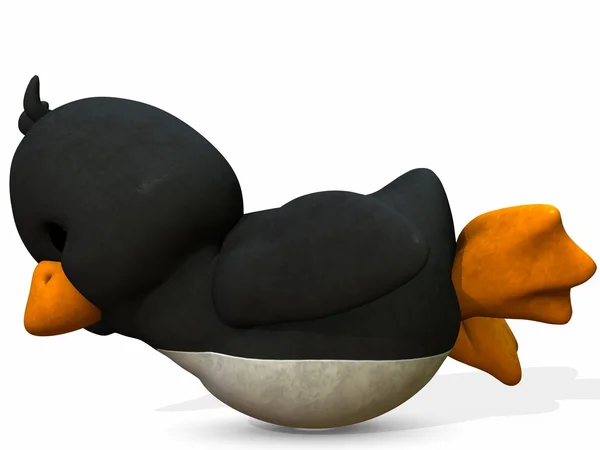 Pato bonito - Figura Toon — Fotografia de Stock