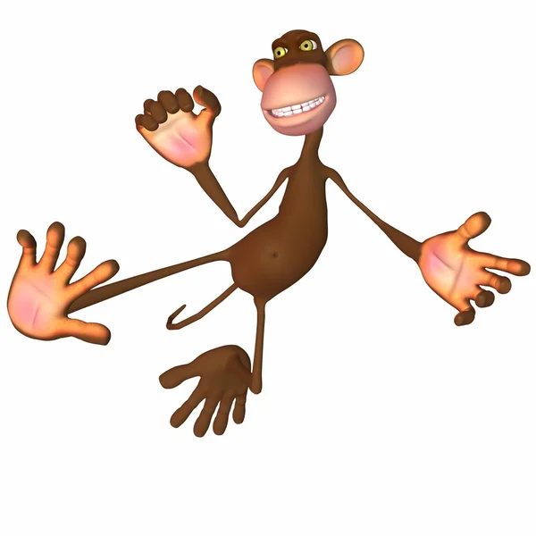 툰 원숭이 — 스톡 사진