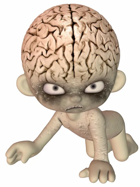 De hersenen - toon figuur — Stockfoto