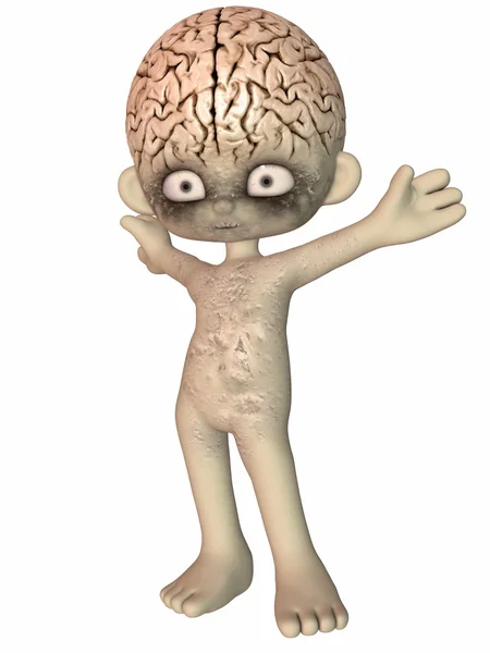 El cerebro - Figura de Toon — Foto de Stock
