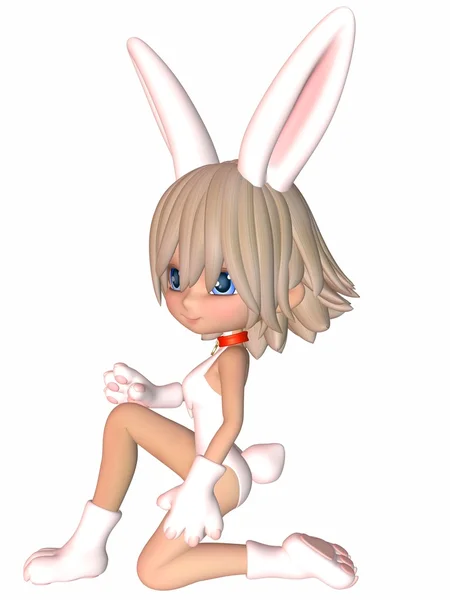 Söt toon figur - bunny — Stockfoto