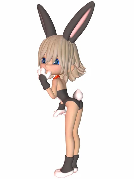 Schattig toon figuur - bunny — Stockfoto