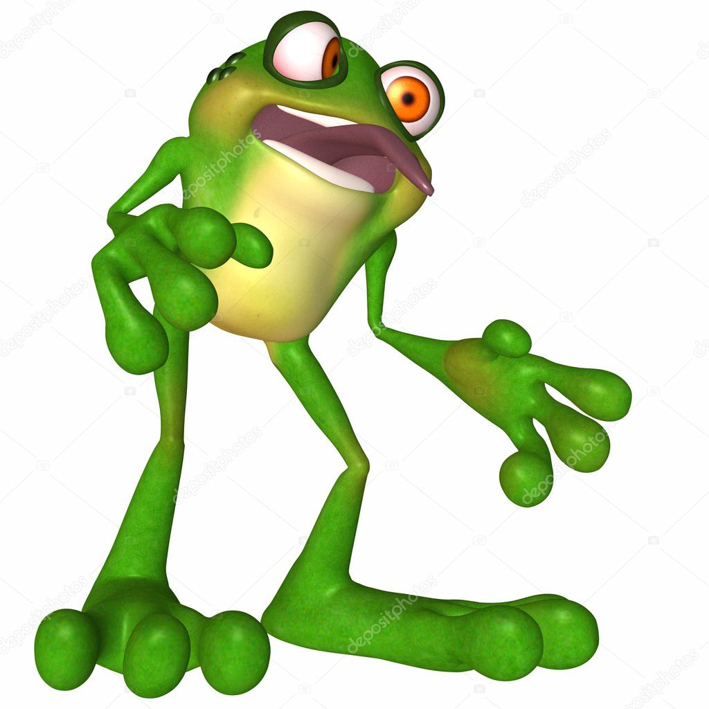 Toon Frog Stock Photo by ©Digitalstudio 3003954