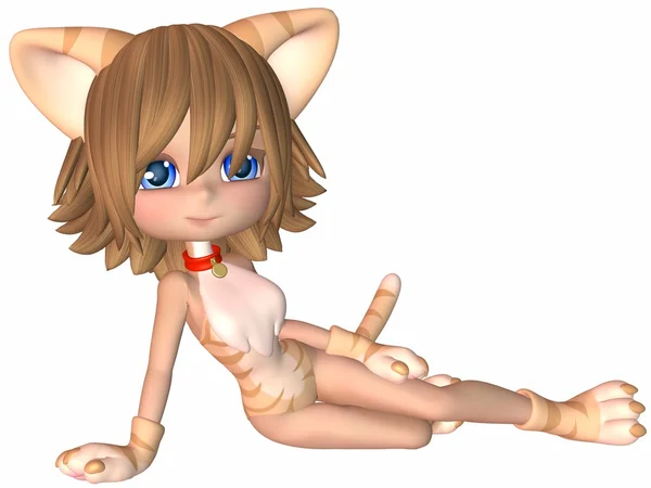 Cute Toon Figure - Kitty — Stock Photo, Image
