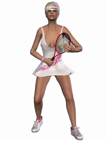 महिला टेनिस खिलाड़ी — स्टॉक फ़ोटो, इमेज