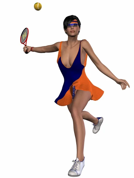 นักเทนนิสหญิง — ภาพถ่ายสต็อก