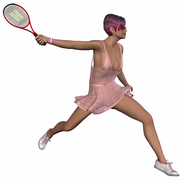 Professionele tennisspeelster — Stockfoto