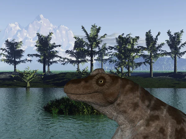 Keratocephalus - Dinosaurio 3D —  Fotos de Stock