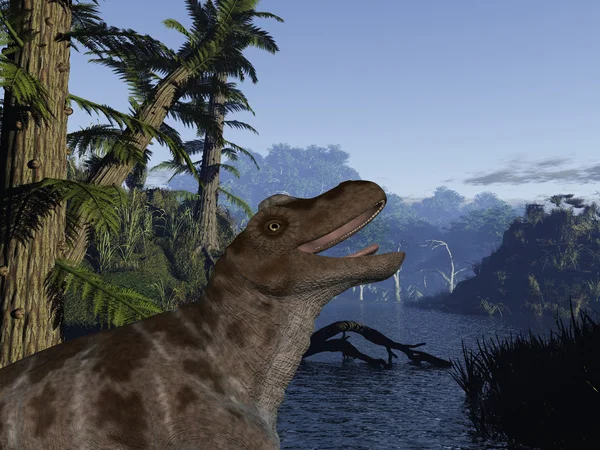 Keratocephalus - dinozaur 3d — Zdjęcie stockowe