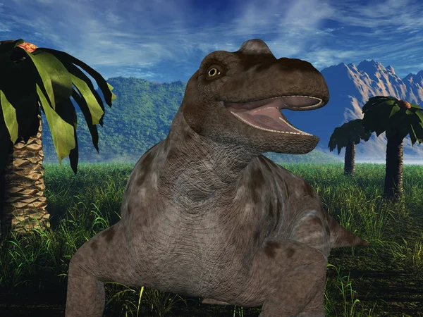 Keratocephalus - 3d δεινόσαυρος — Φωτογραφία Αρχείου