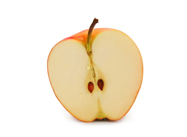 Половина яблока — стоковое фото