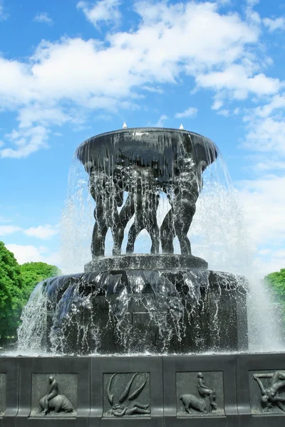 stock image Bronze fountain