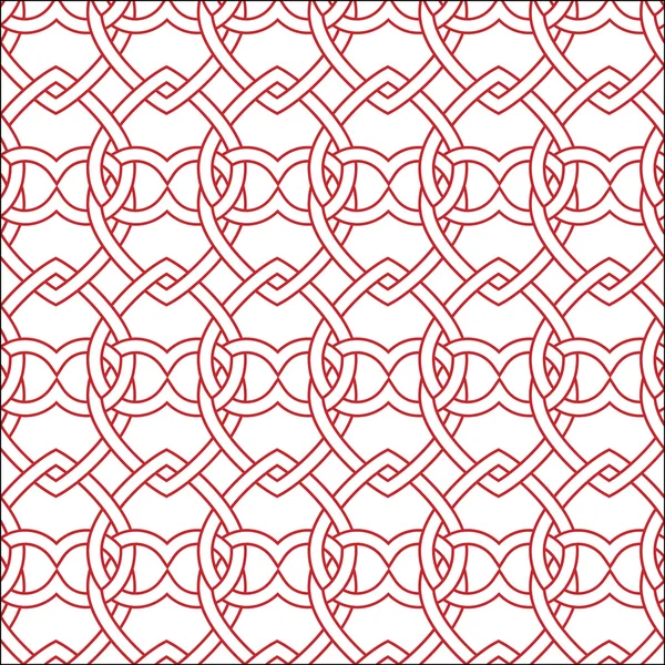 stock vector Vector seamless red and white pattern