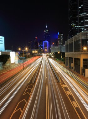 hong Kong şehir trafiğine