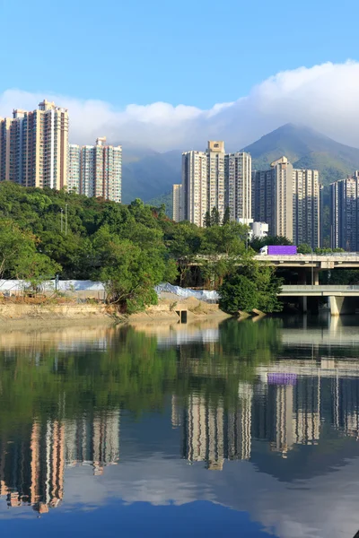 stock image Hong kong pubilc housing