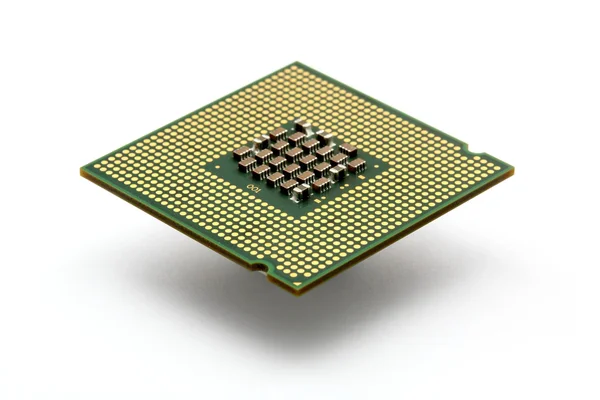 Крупним планом комп'ютерний процесор — стокове фото
