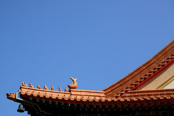 Chinese temple roof