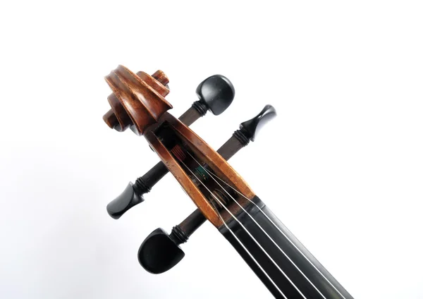 Деталі голови скрипки — стокове фото