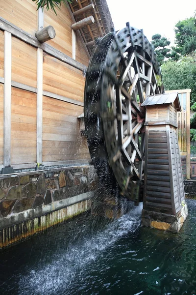 Dřevěný waterwheel — Stock fotografie
